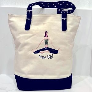 The Girls™ ‘Yoga Girl’ Canvas Tote Bag